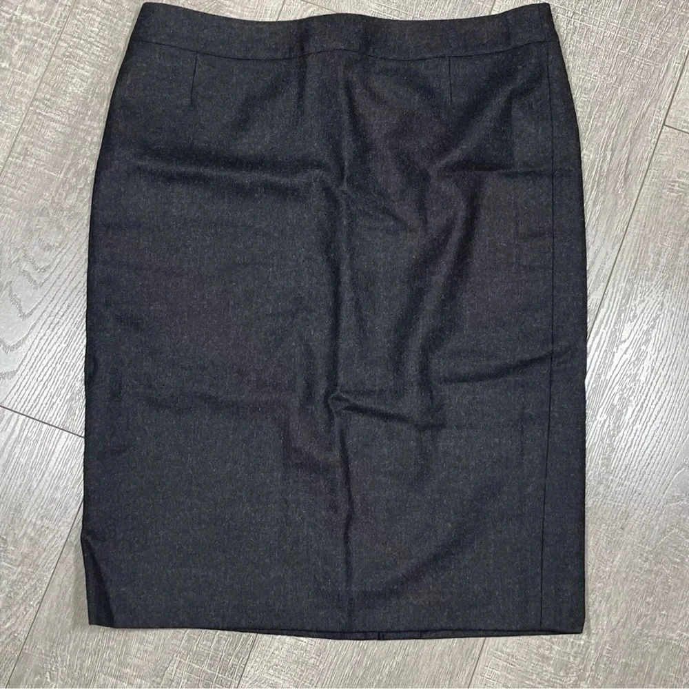 TORY BURCH Wool Skirt Pencil size 8 Grey NWOT